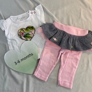 Guess - 2 piece set.  Size 3-6 months